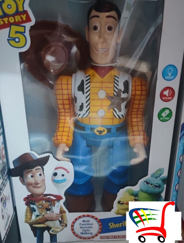 Toy Story 5 Sheriff Woody Sa Zvucnim I Svetlosnim Efektom -