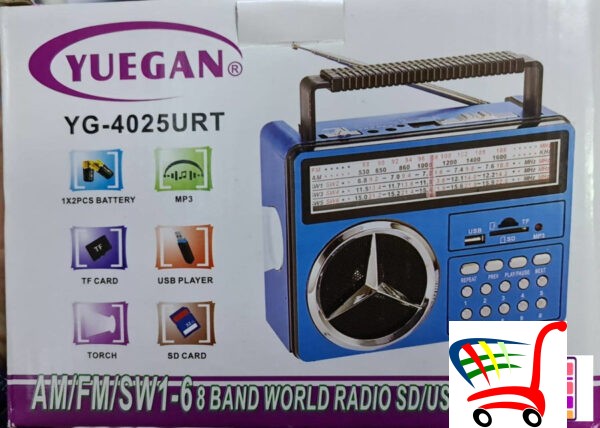 Tranzistor - Am / Fm Radio Usb Mp3 Sd/Tf