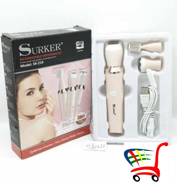 Trimer Za Zene Punjivi 3U1 -