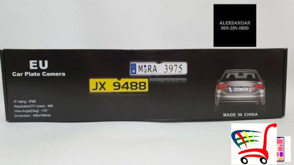 Ugradjena Parking Kamera U Ramu Tablice -