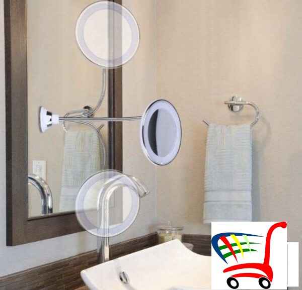 Ultra Flexibilno Led Ogledalo Uvecanje 5X -