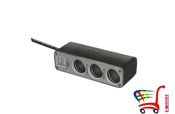 Utinica Za Auto +2 Usb () -