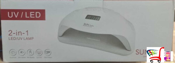 Uv Led Lampa Za Nokte - Dve Ruke Sun X Plus 72W