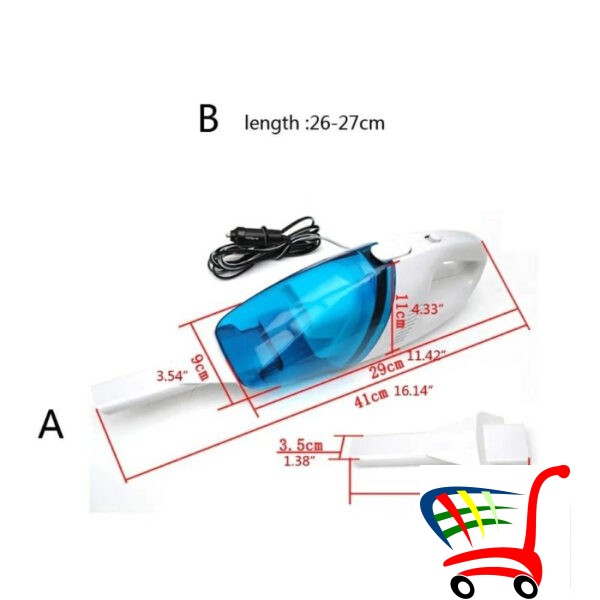 Vakuum Usisiva Za Auto -