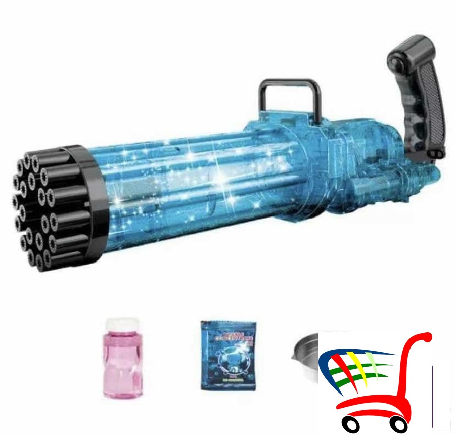 Velika Puska Za Baloncice Sa 21 Cevi -