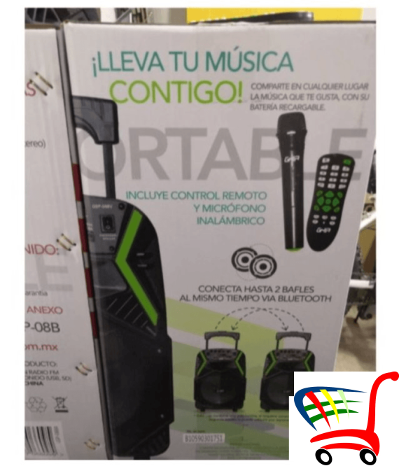 Veliki Bluetooth Zvucnik + Bezicni Mikrofon (Preporuka) -