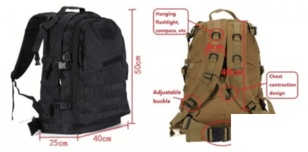 ! Vojni Army Specijalne Operacije Ranac 40L Raznih Boja -