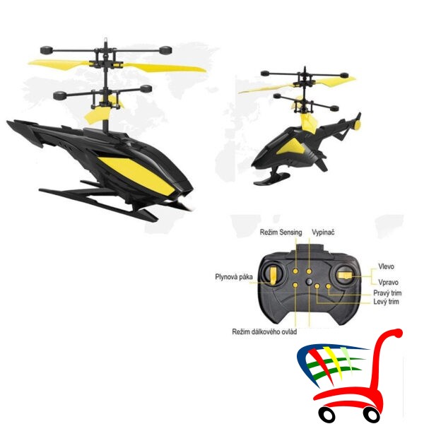 Vrhunski Predator 2 U 1 Helikopter Na Daljinsko Upravljanje -