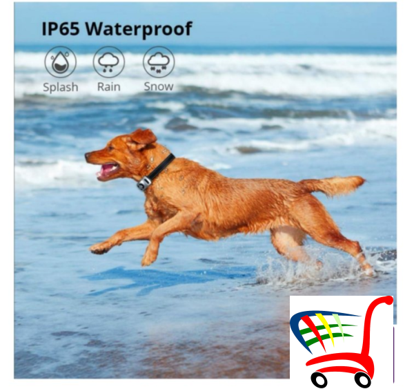 Waterproof / Vodootporna Ogrlica Protiv Lajanja Za Pse -