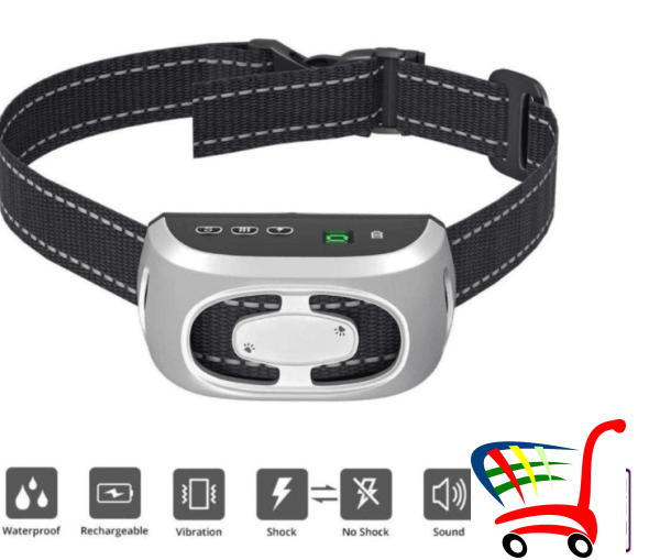 Waterproof / Vodootporna Ogrlica Protiv Lajanja Za Pse -