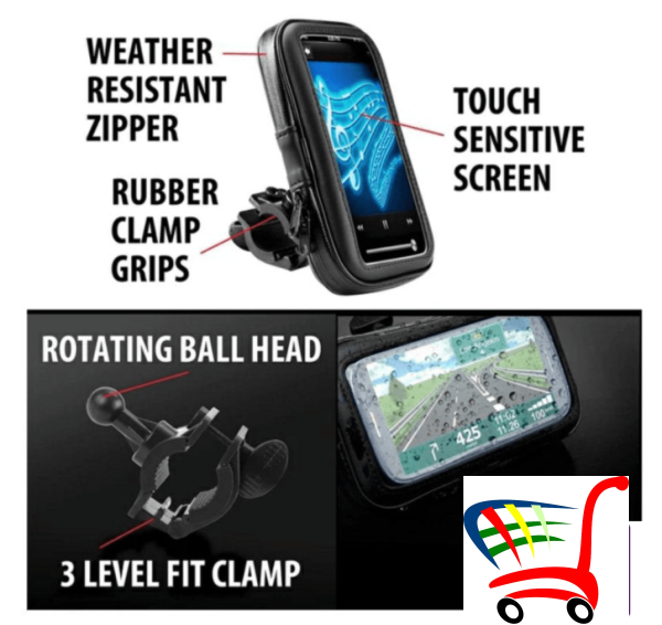 Waterproof- Vodootporni Drzac Za Telefon Motor/Bicikl ! -