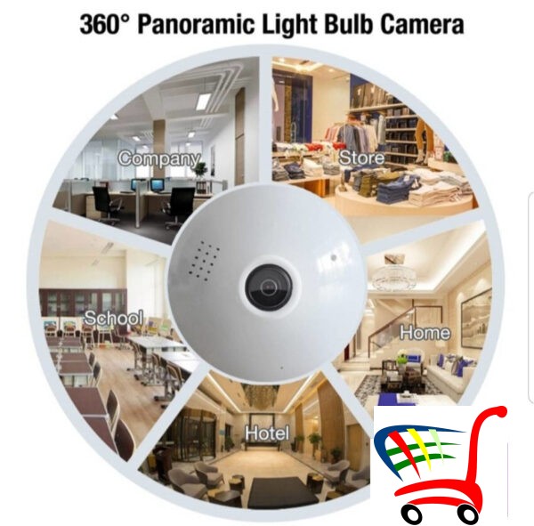 Wi-Fi Ip Kamera U Sijalici - Panorama 360 Stepeni