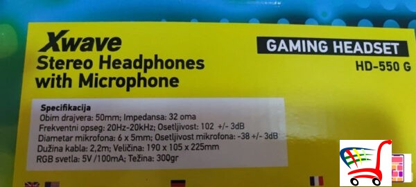 Xwave Slualice - Gaming Headset Hd-550 G