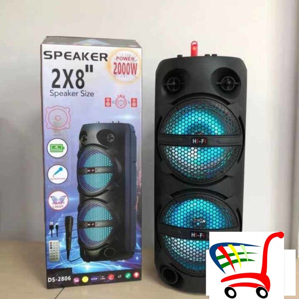 Zvunik Bluetooth Karaoke 2X8-Ds 2806 -
