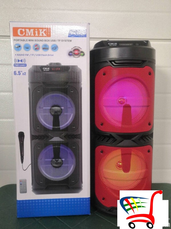 Zvunik Bluetooth Karaoke Sa Mikrofonom Model Cmik Mk-6209 -