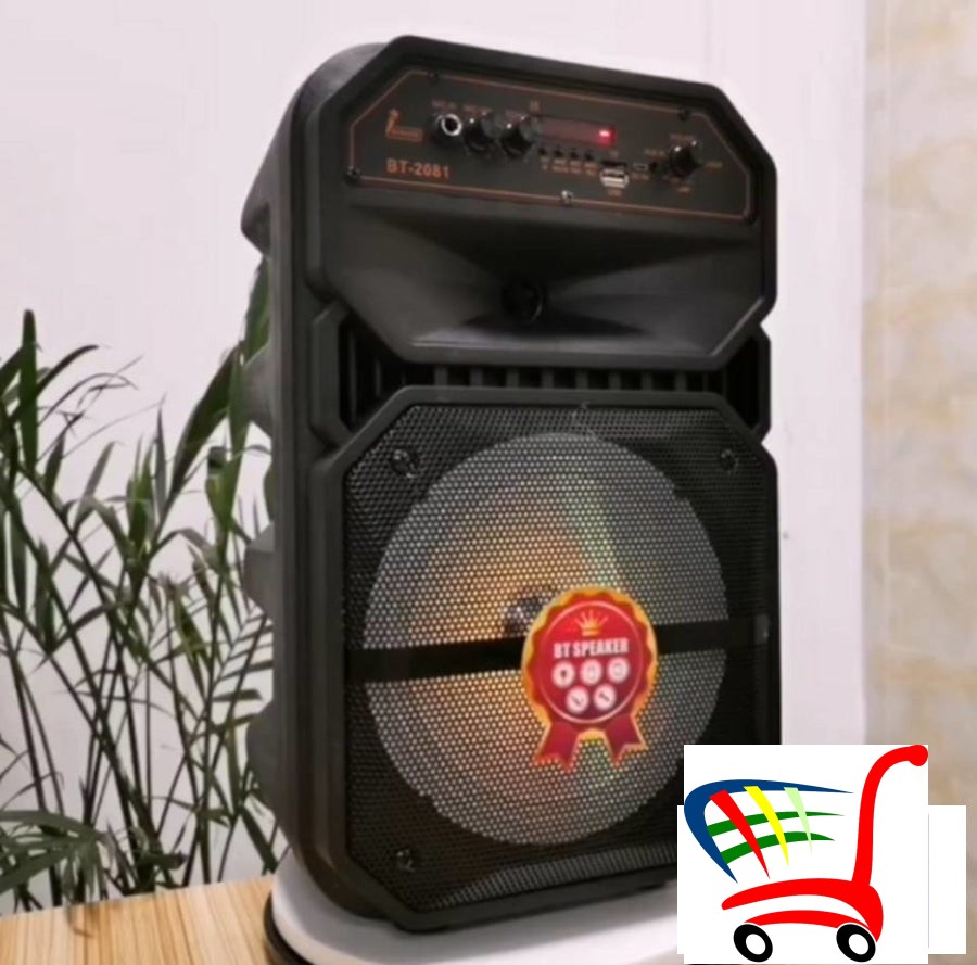 Zvucnik Bluetooth Karaoke +Zicni+Bezicni Mikrofon -