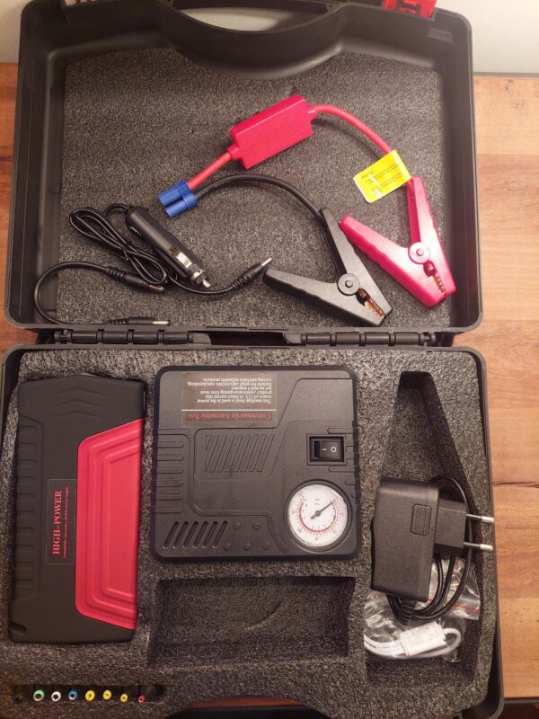 Auto jump starter power bank kompresor TM15 16800mAh 12V - Auto jump starter power bank kompresor TM15 16800mAh 12V - Image 2