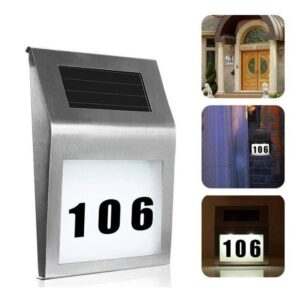 Solarni kucni led broj - svetleca tabla broj za kucu - Solarni kucni led broj - svetleca tabla broj za kucu