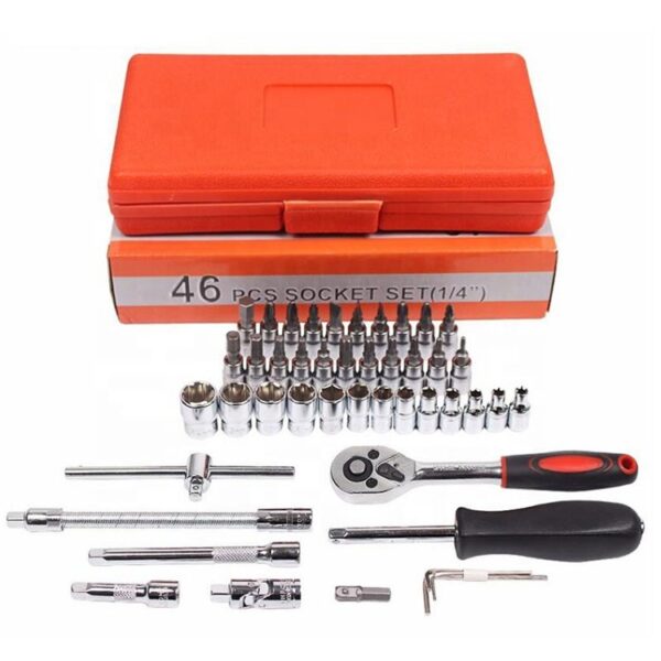 46pcs Hardware Tool Car repair Kit Socket Spanner Combinatio - 46pcs Hardware Tool Car repair Kit Socket Spanner Combinatio - Image 2