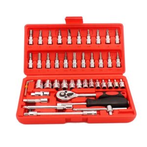 46pcs Hardware Tool Car repair Kit Socket Spanner Combinatio - 46pcs Hardware Tool Car repair Kit Socket Spanner Combinatio