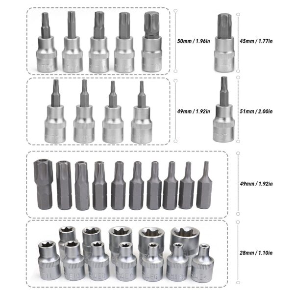 Torex set od 34 komada Toreks od 34 komada - Torex set od 34 komada Toreks od 34 komada - Image 4