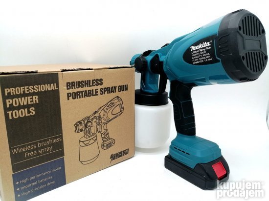 Makita Aku pistolj za farbanje sa dve baterije - Makita Aku pistolj za farbanje sa dve baterije - Image 3