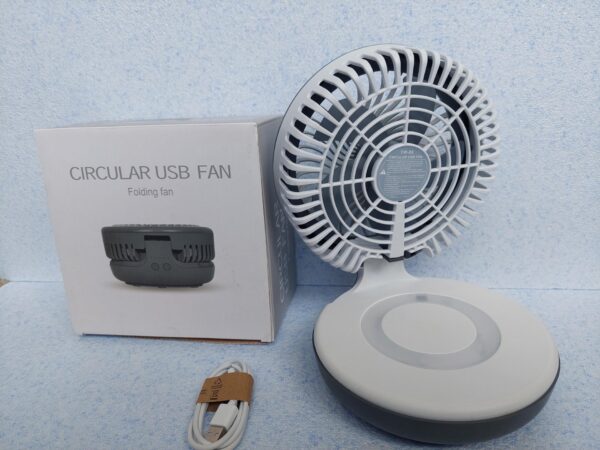 Preklopni USB ventilator 19 cm - Preklopni USB ventilator 19 cm - Image 4