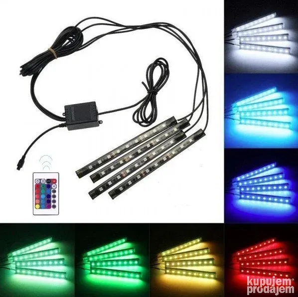 Led trake za auto ambijentalno svetlo za automobil - Led trake za auto ...